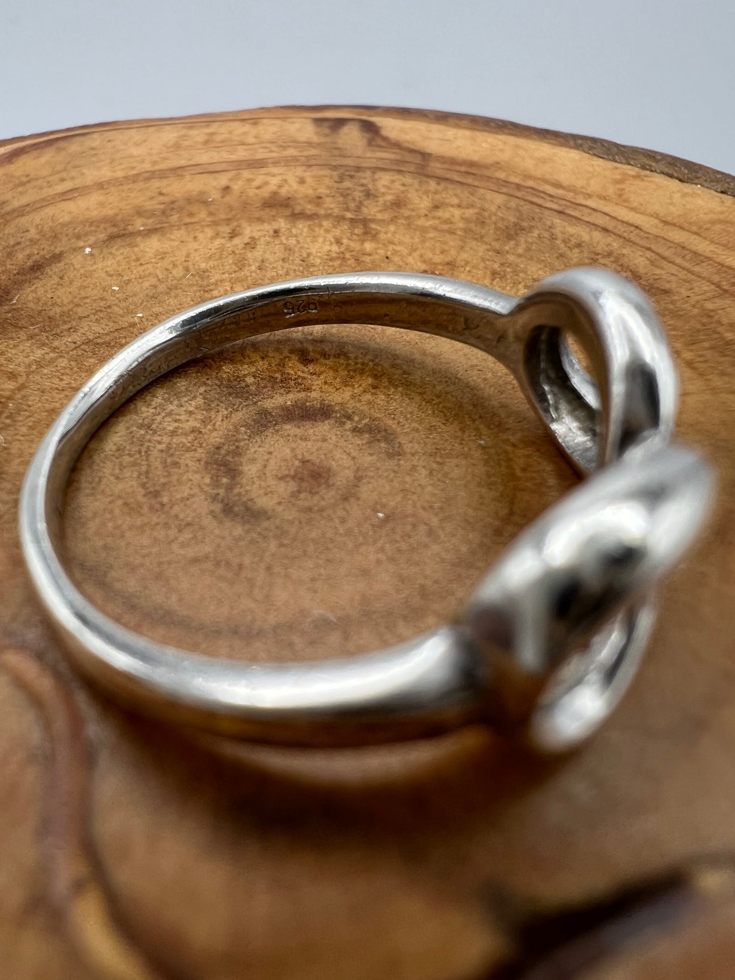 Sterling Silver Infinity Ring - Size 7.75