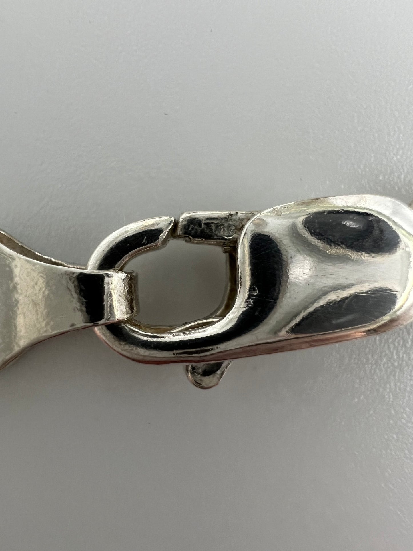 Vintage 23 3/8” Sterling Silver Double Curb Chain Necklace 22.77g made in Italy