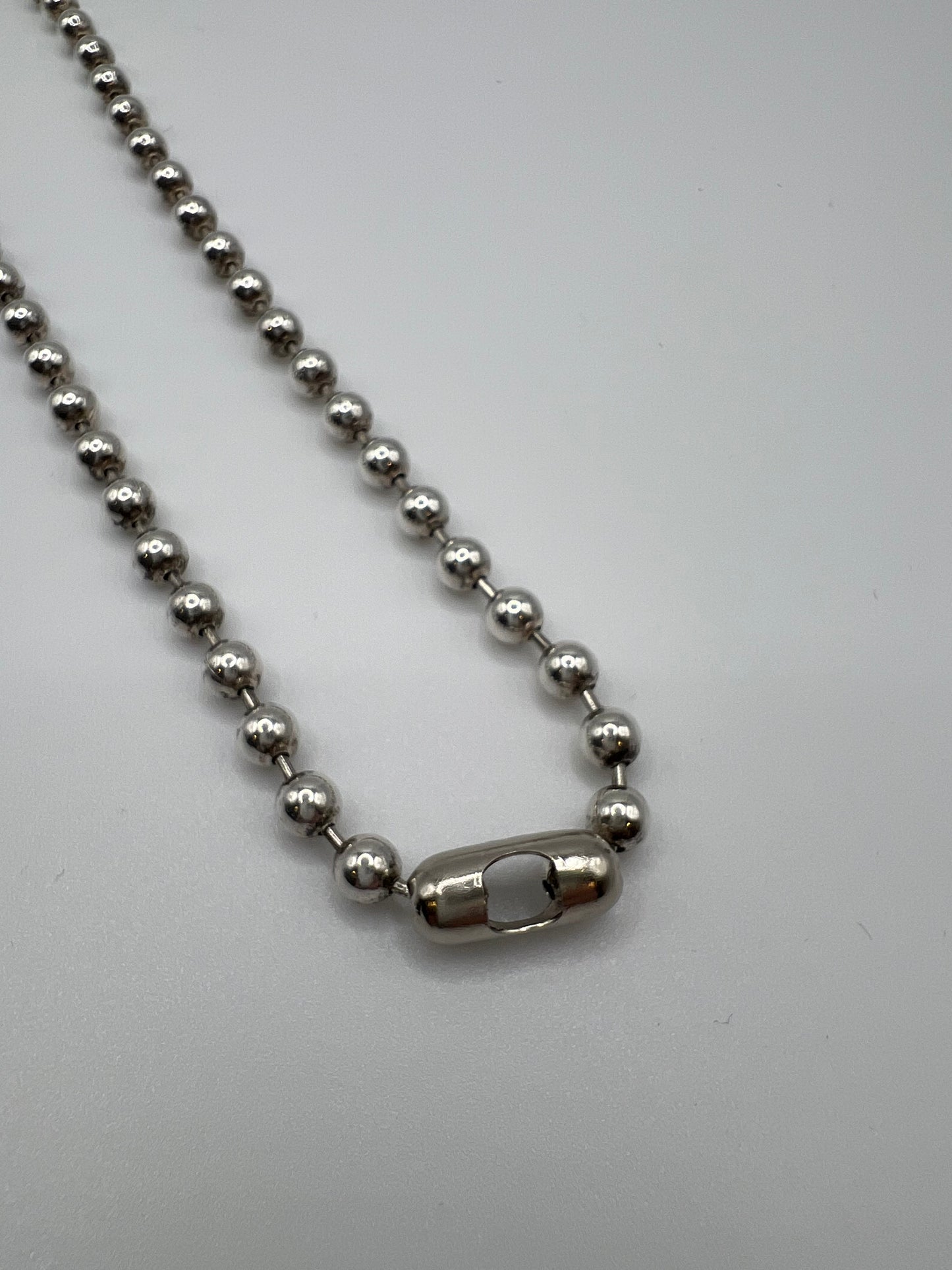 16" Ball Chain Silver 16" Necklace - 5mm Width