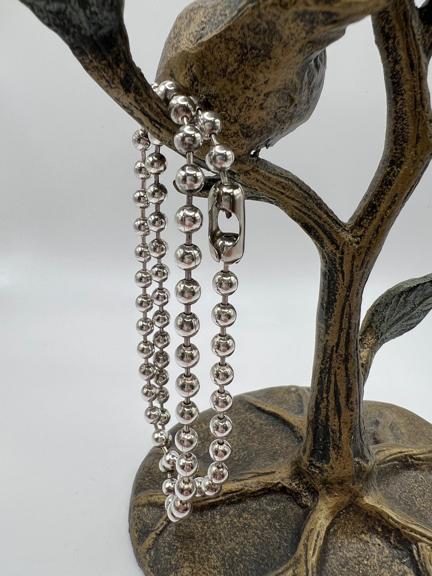 16" Ball Chain Silver 16" Necklace - 5mm Width