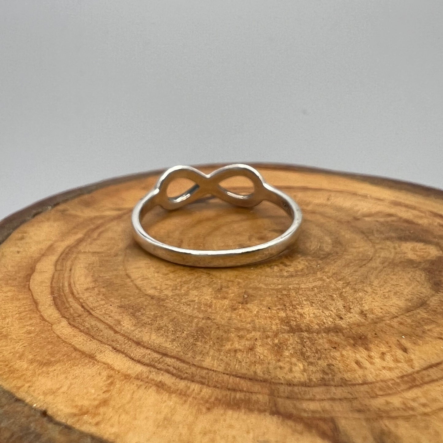 Silver Infinity Ring - Size 9.25