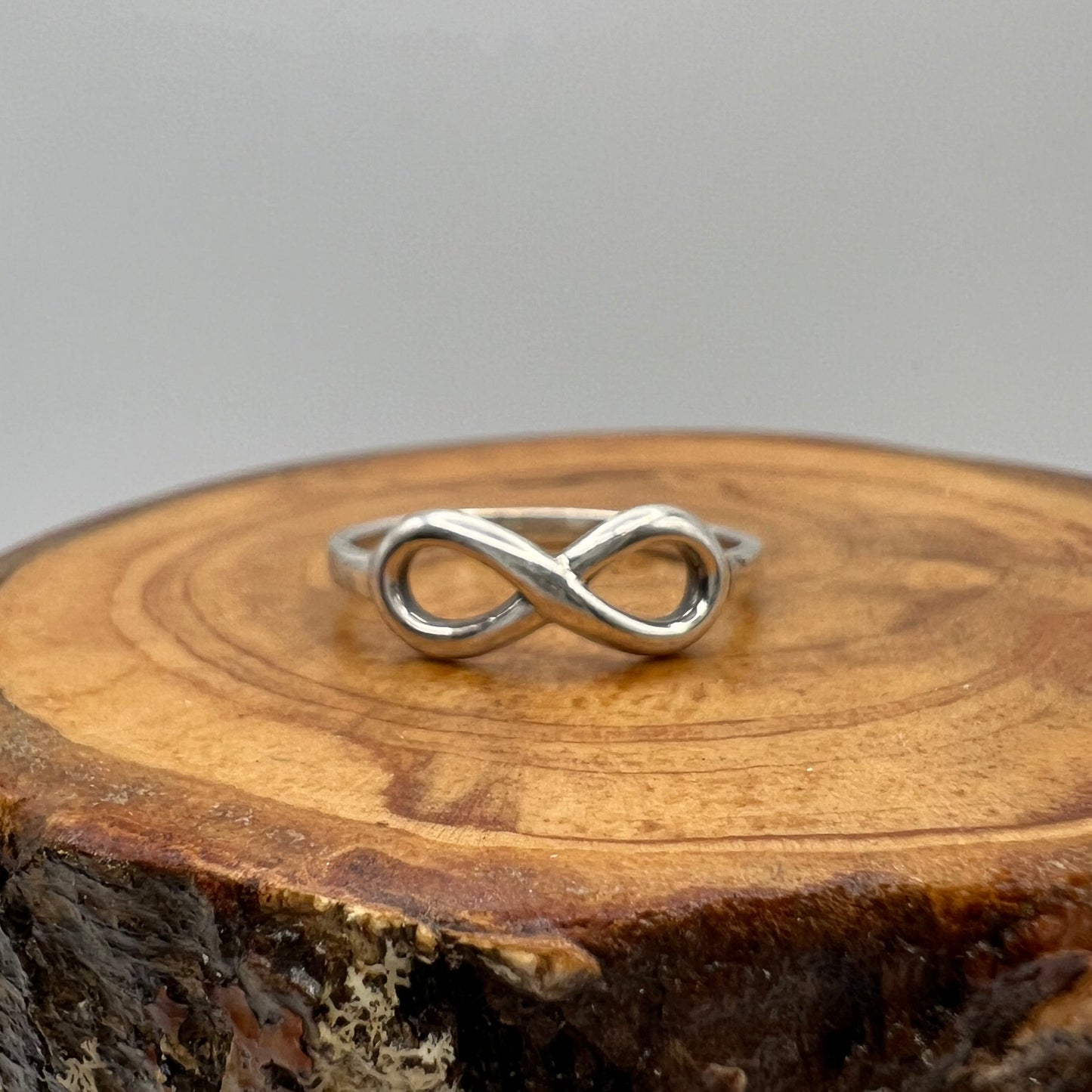 Silver Infinity Ring - Size 9.25