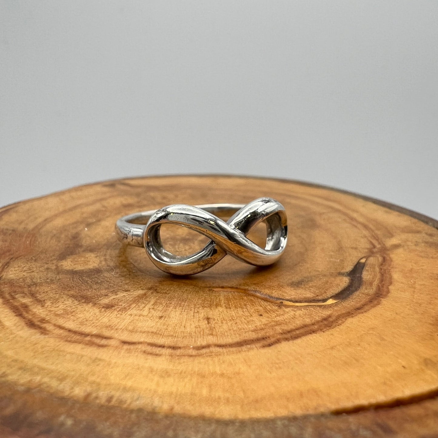 Silver Infinity Ring - Size 7.75