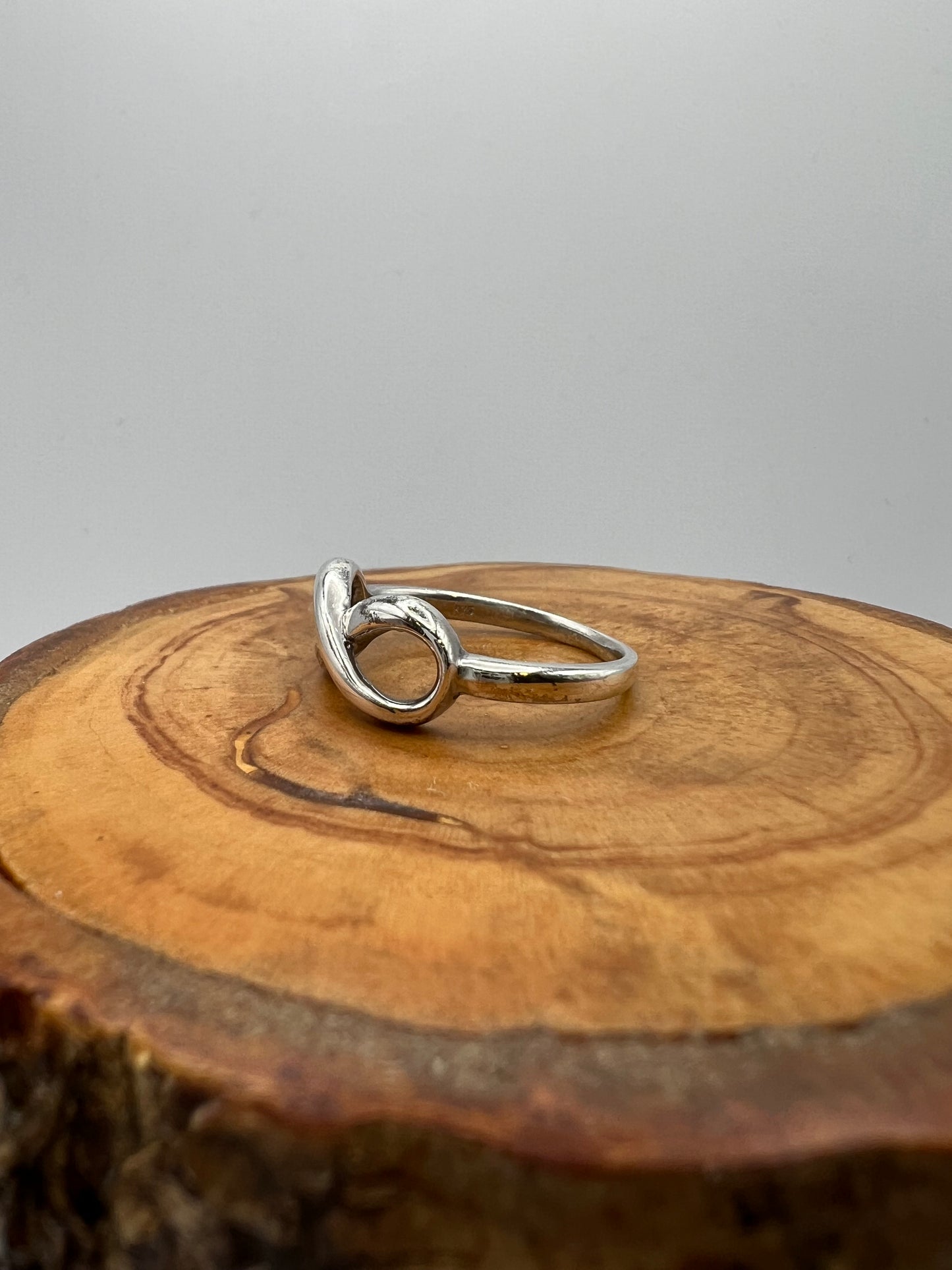 Silver Infinity Ring - Size 7.75