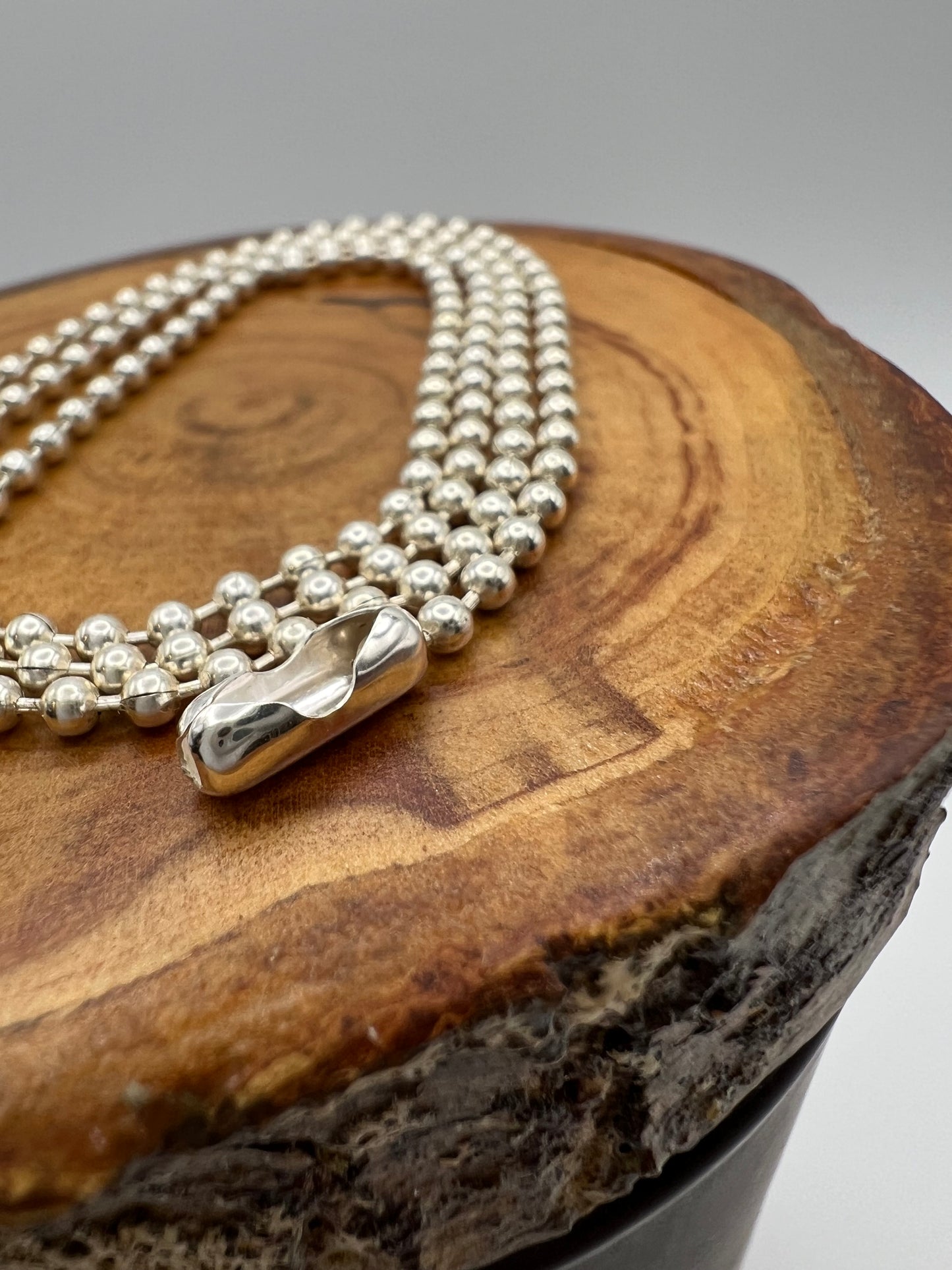 16” Sterling Silver Bead/Ball Chain Necklace 2.1mm - Made in the USA